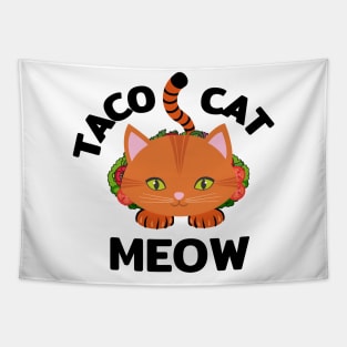 Taco Cat - funny cat taco Tapestry