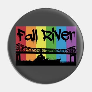 Colorful Fall River Pin