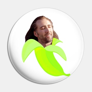 Nicolas cage in a banana Pin