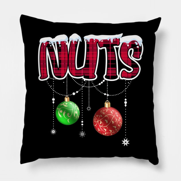 Chest Nuts Christmas Matching Couple Chestnuts Pillow by fenektuserslda