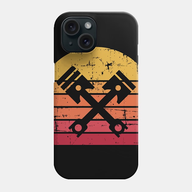 Retro Car Tuning Vintage Motorsport Phone Case by petervanderwalk