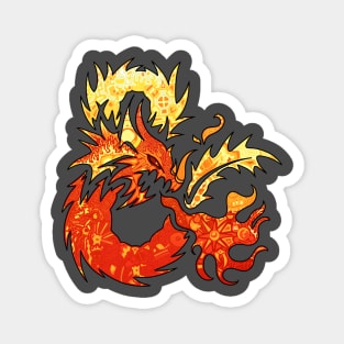 Fire Dragon Magnet