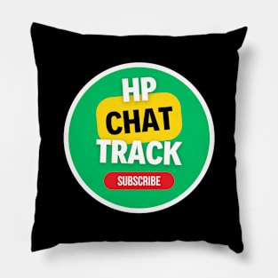 HP Chat Track circle logo Pillow