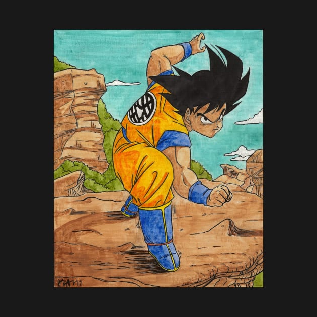 Goku (Painted) by S3NTRYdesigns
