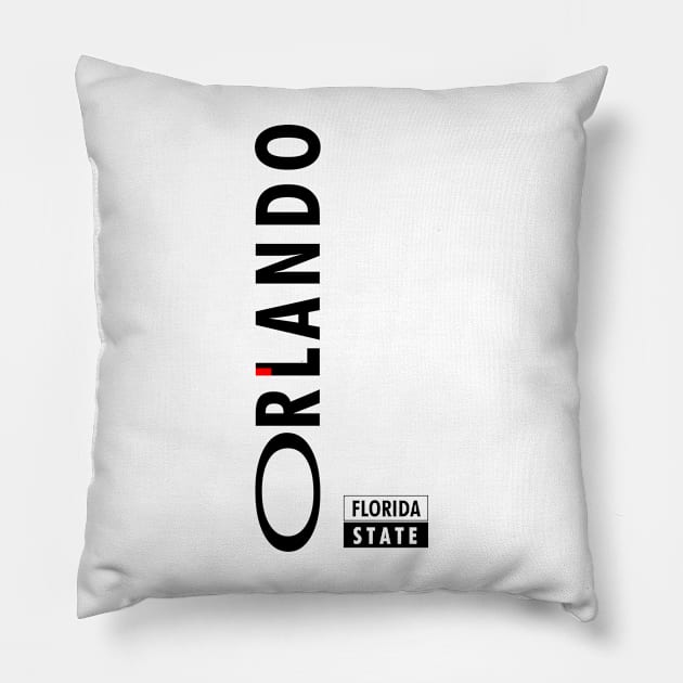 Orlando FL Pillow by dejava