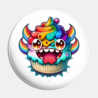 Cupcake Monster Pin