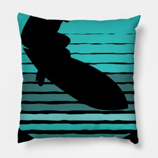 Surfing girl is the best windsurfing Pillow