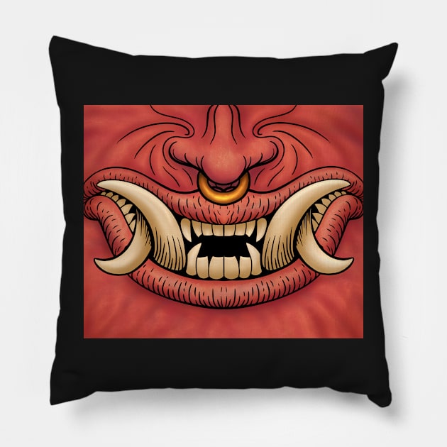 Maw Pillow by Hareguizer