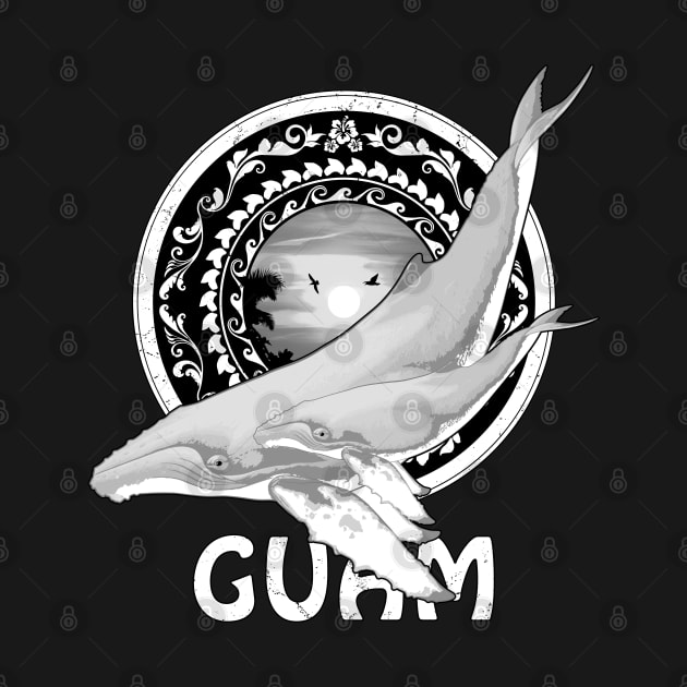 Humpback Whales Guam by NicGrayTees