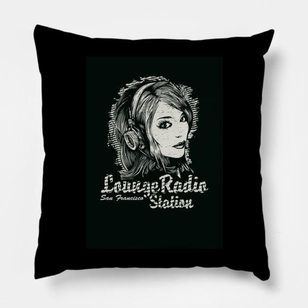 rock star music concept rocker girl Pillow by Southwengker