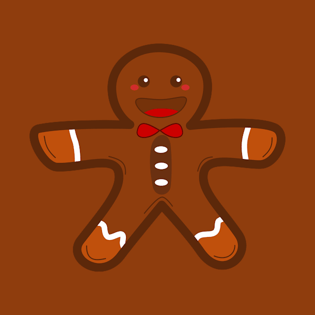 Cute Gingerbread Cookie by Hygra Creative