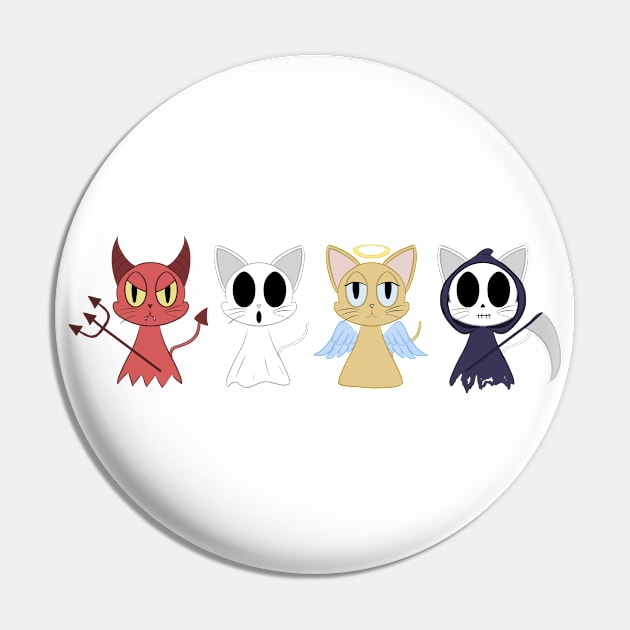 Costume Kitty Pin by Night Shade