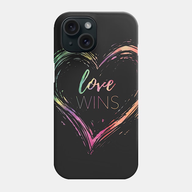 Love Wins Phone Case by IllustratedActivist