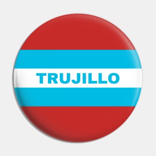 Trujillo City in Honduras Flag Colors Pin