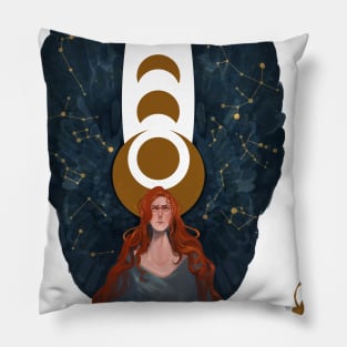 winged constellations Pillow