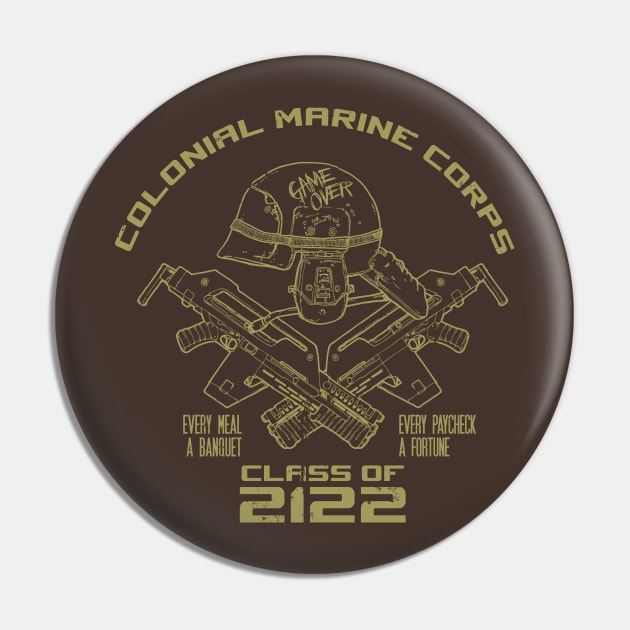 Class of 2122 (Army) Pin by mannypdesign