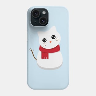 Cute Kawaii Snowcat Phone Case