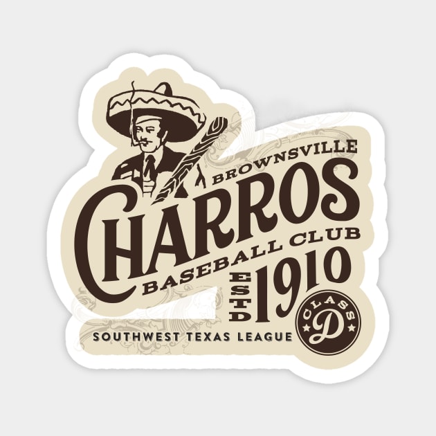 Brownsville Charros Magnet by MindsparkCreative