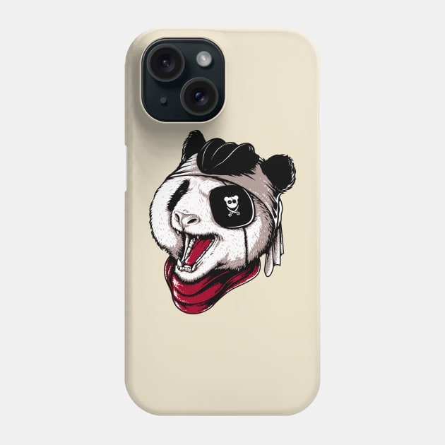 Panda pirate Phone Case by Mako Design 