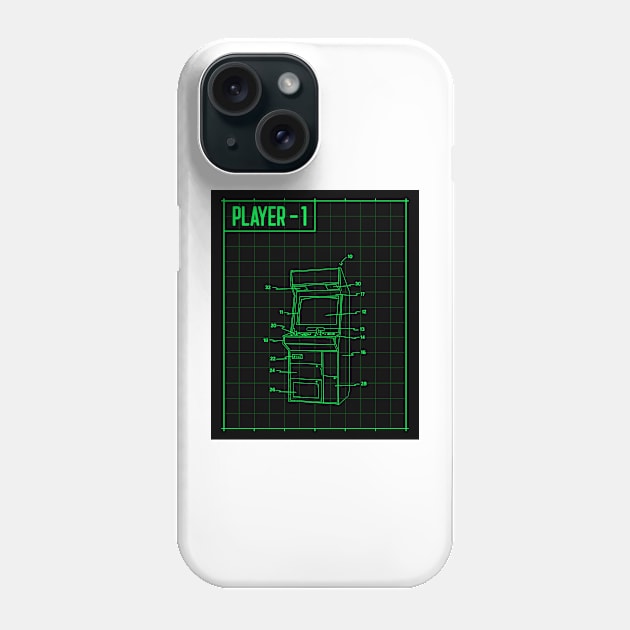 Gamer Room Arcade Design - Gaming Room Decoration - Gaming Apparel Phone Case by Jennggaa