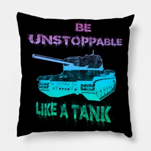 Colored Tank Pillow