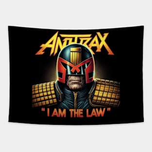 Anthrax I am the Law Tapestry