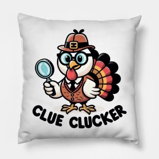 clue clucker Pillow