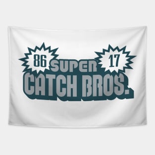 Super Catch Bros, PHI - White Tapestry