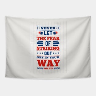 Babe Ruth American Baseball Player Quotes Tapestry