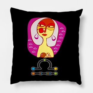 Libra Zodiac Sign Pillow