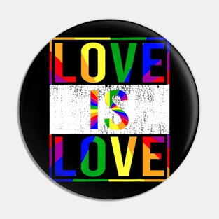 Love Is Love Pride Month Lgbt Straight Or Love Is Love Pride Pin