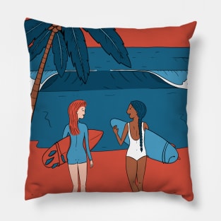 Surf Sisters Pillow