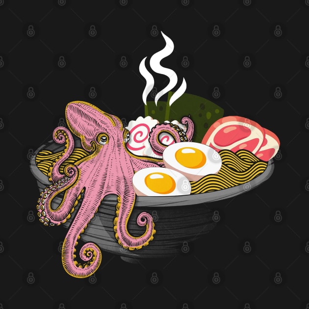 Ramen Octopus by clingcling