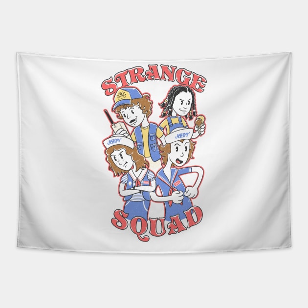 Strange Squad Tapestry by UmbertoVicente