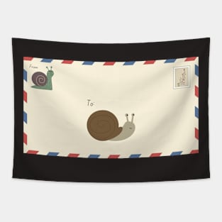 Snail Mail Tapestry