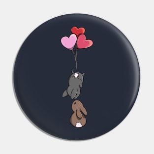 Lover Bunnies Pin