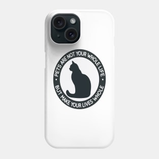 Companion's Silhouette - National Pet Day Phone Case