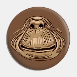 E.T. Mask Art Pin