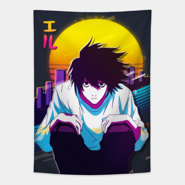 Death Note L Death Note Tapestry Teepublic Au Man, i love that anime/movie. teepublic