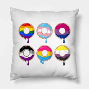 Pride Donuts Pillow