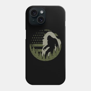 Bigfoot American Flag 4th of July Phone Case