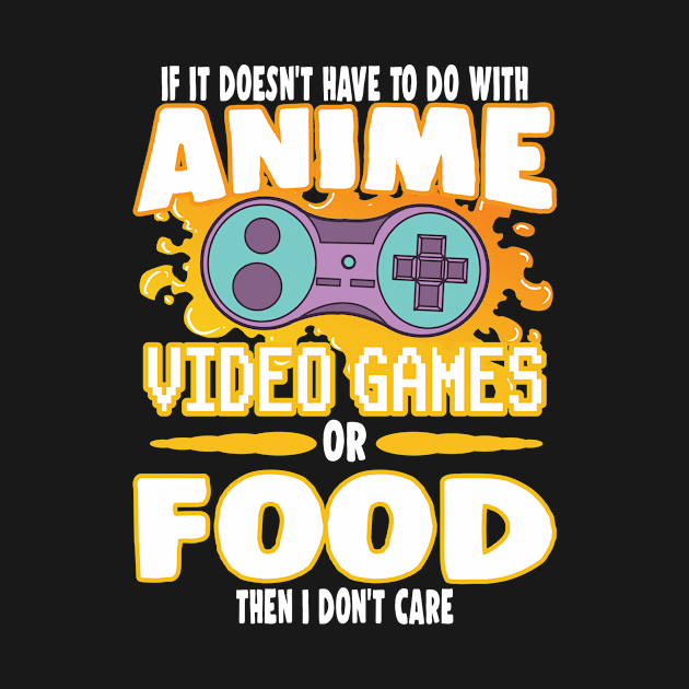 Anime Video Games And Food Gaming by ModernMode