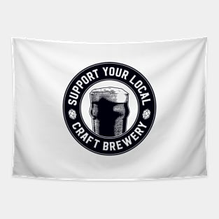 Support Your Local Craft Brewery Tapestry