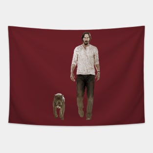 vintage team assasin Tapestry