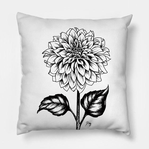 Dahlia Pillow by Akbaly