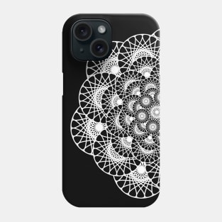 Psychedelic mandala (invert) Phone Case