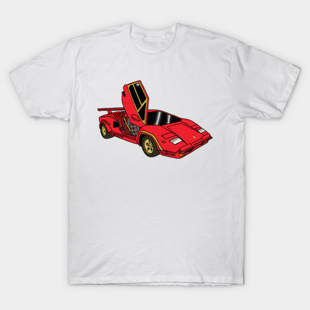 Lamborghini Countach - Lamborghini Countach - T-Shirt | TeePublic