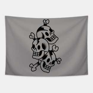 Pile of skulls Tapestry