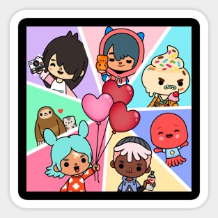 Toca Boca Characters Pack | Sticker