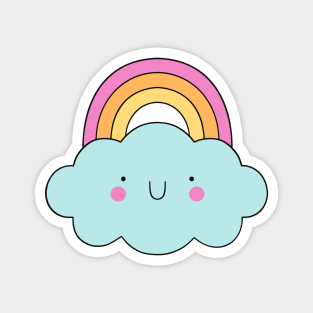 Rainbow & Cloud Magnet